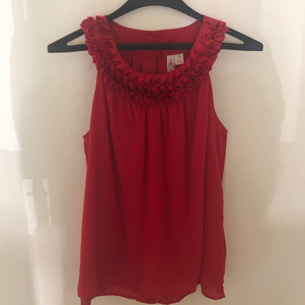 Silk Blouse with Flowers